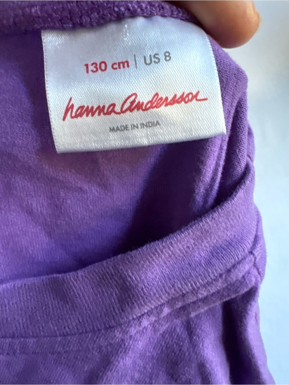 Hanna Andersson Purple Long Sleeve Tee with Colorful Lady Bug Appliqués - Picture 3 of 3
